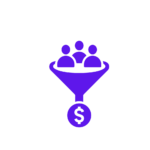 a purple icon with a dollar sign pointing expertise of ABR Chain digital marketing agency in Pakistan